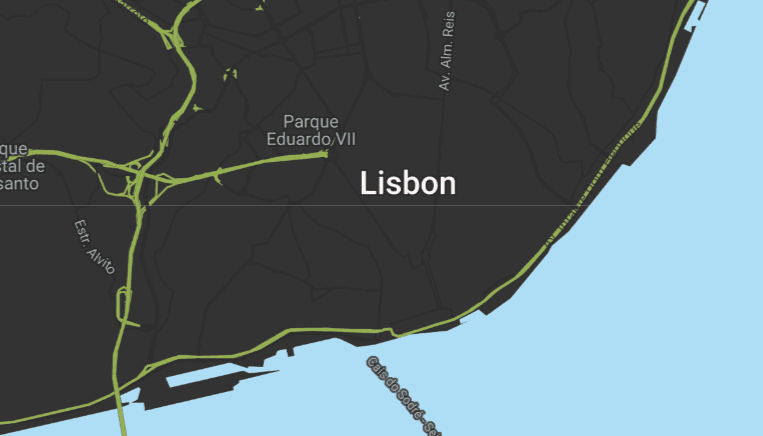 Map of Lisbon